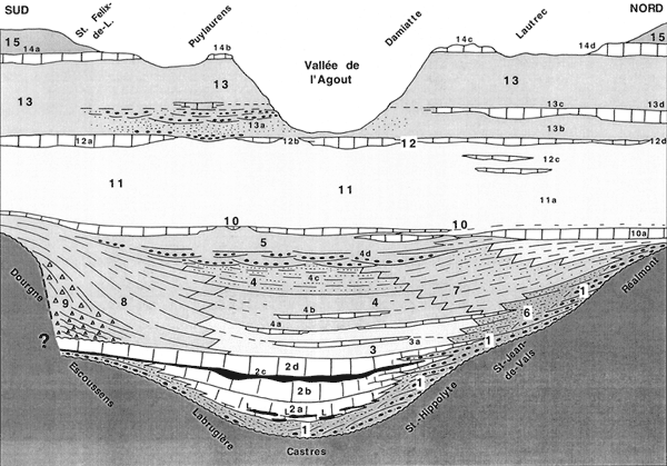 Formations du Bassin de Castres